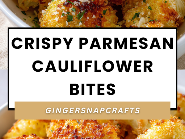 crispy parmesan cauliflower bites