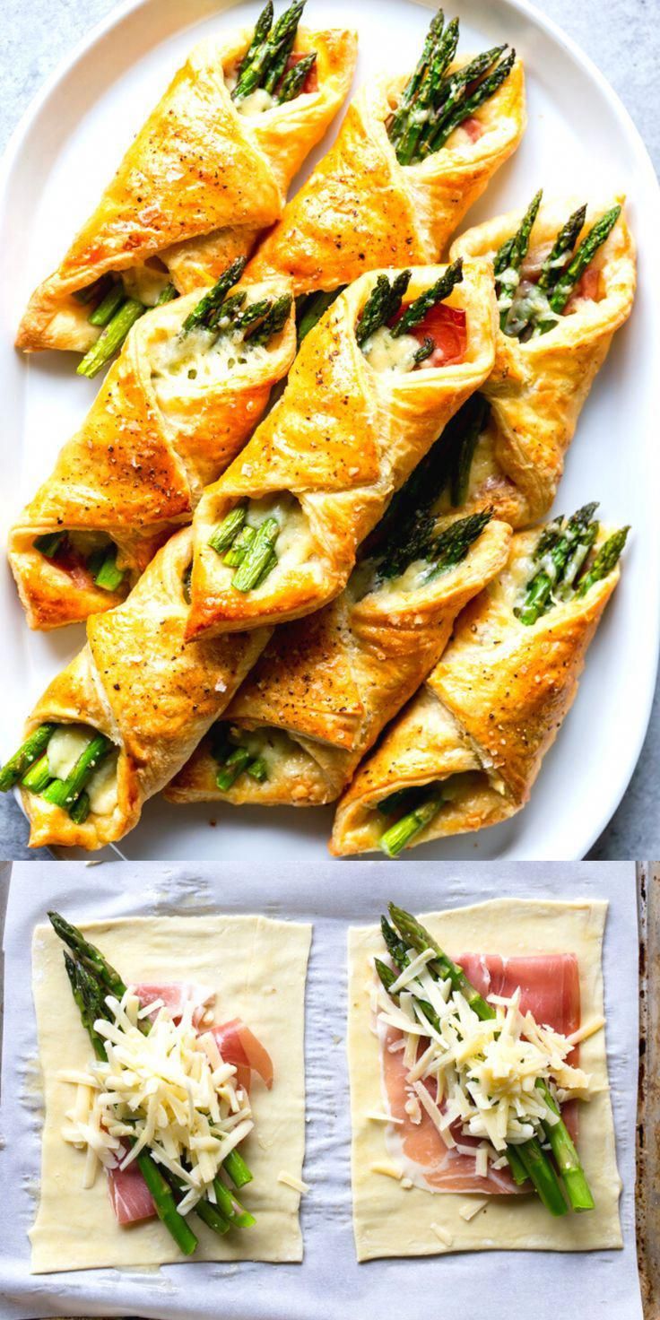 Asparagus Wrapped In Prosciutto And Puff Pastry
