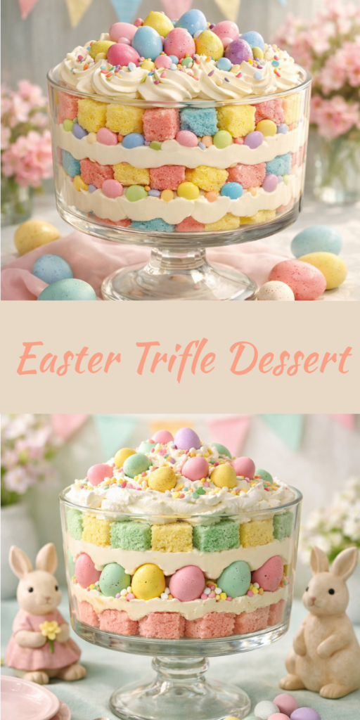 easter trifle dessert