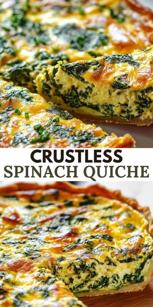 quick spinach quiche recipe