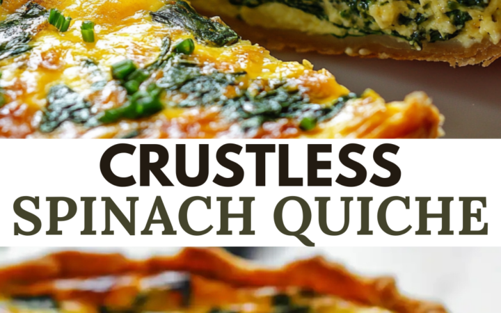 quick spinach quiche recipe