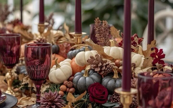 moody thanksgiving table ideas