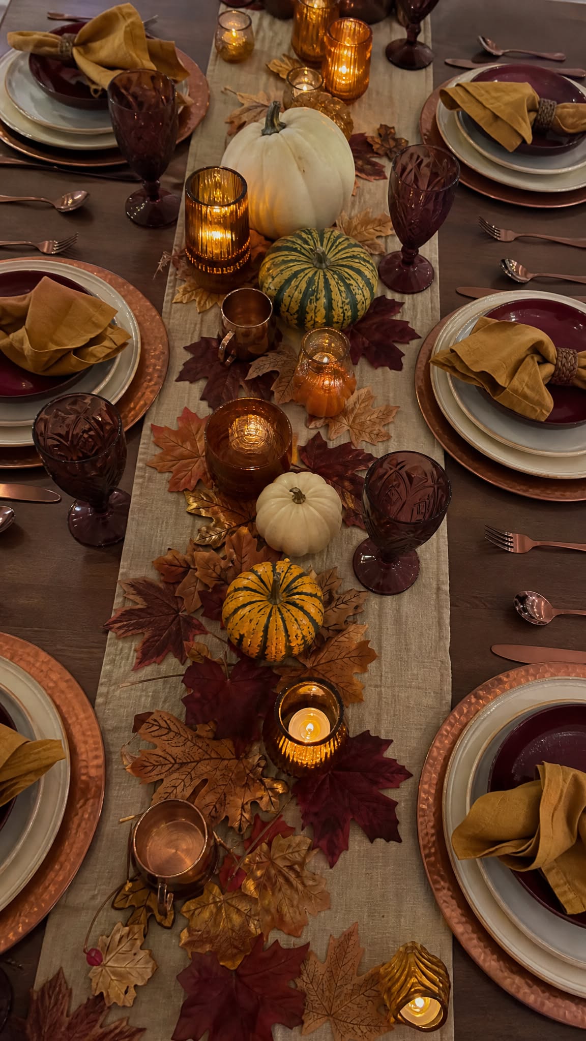 Choosing Your Perfect Color Palette For A Fall Dinner Party Tablescape