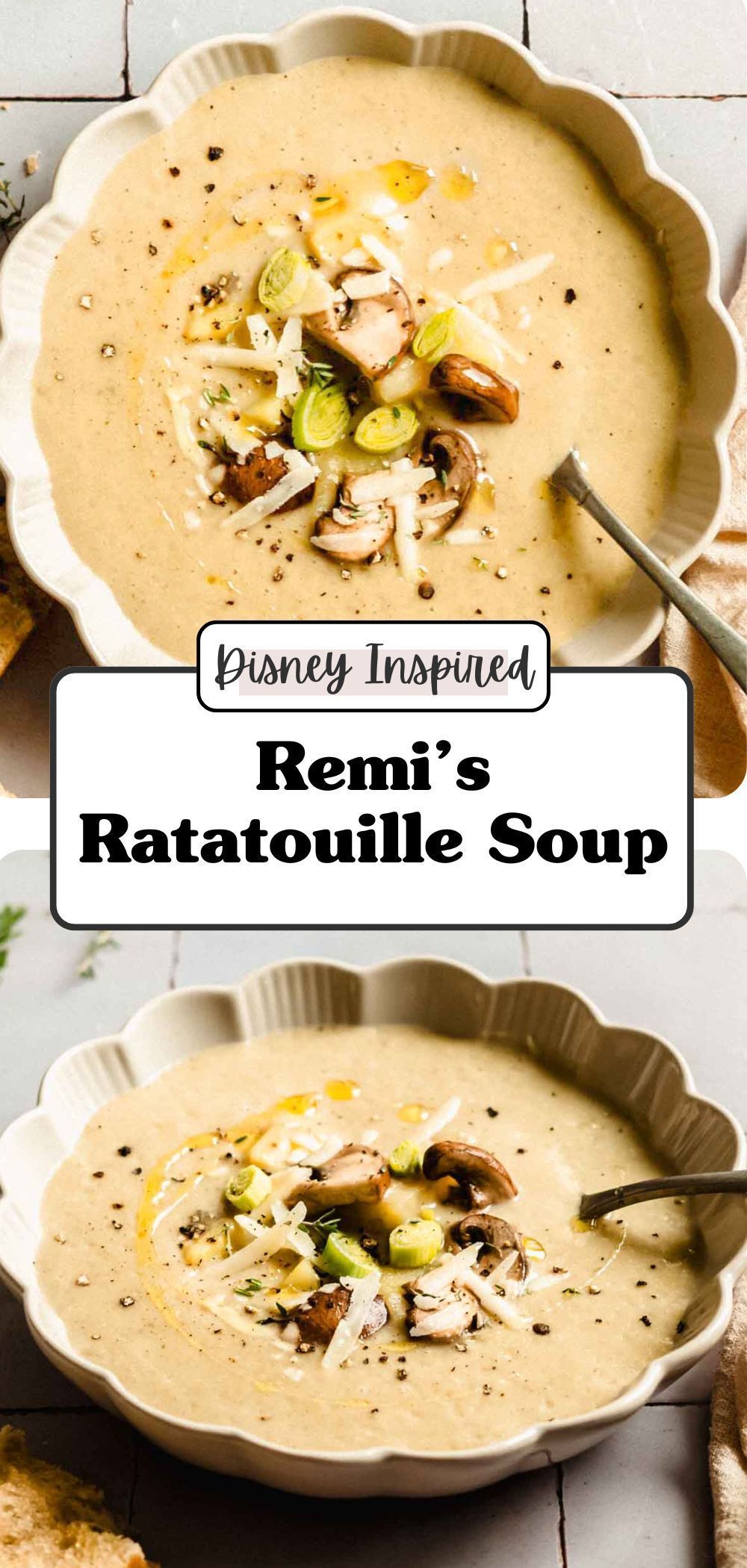 Golden Garlic Soup with Crispy Chickpeas