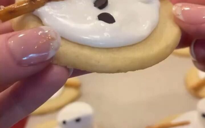 melted snowman cookies