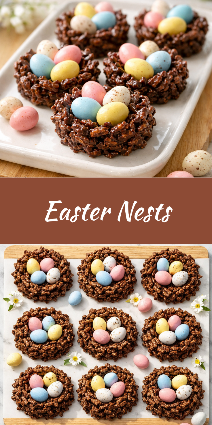 Easter Nests – Easy Chocolate No-Bake Easter Treats