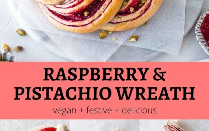 raspberry pistachio wreath recipe