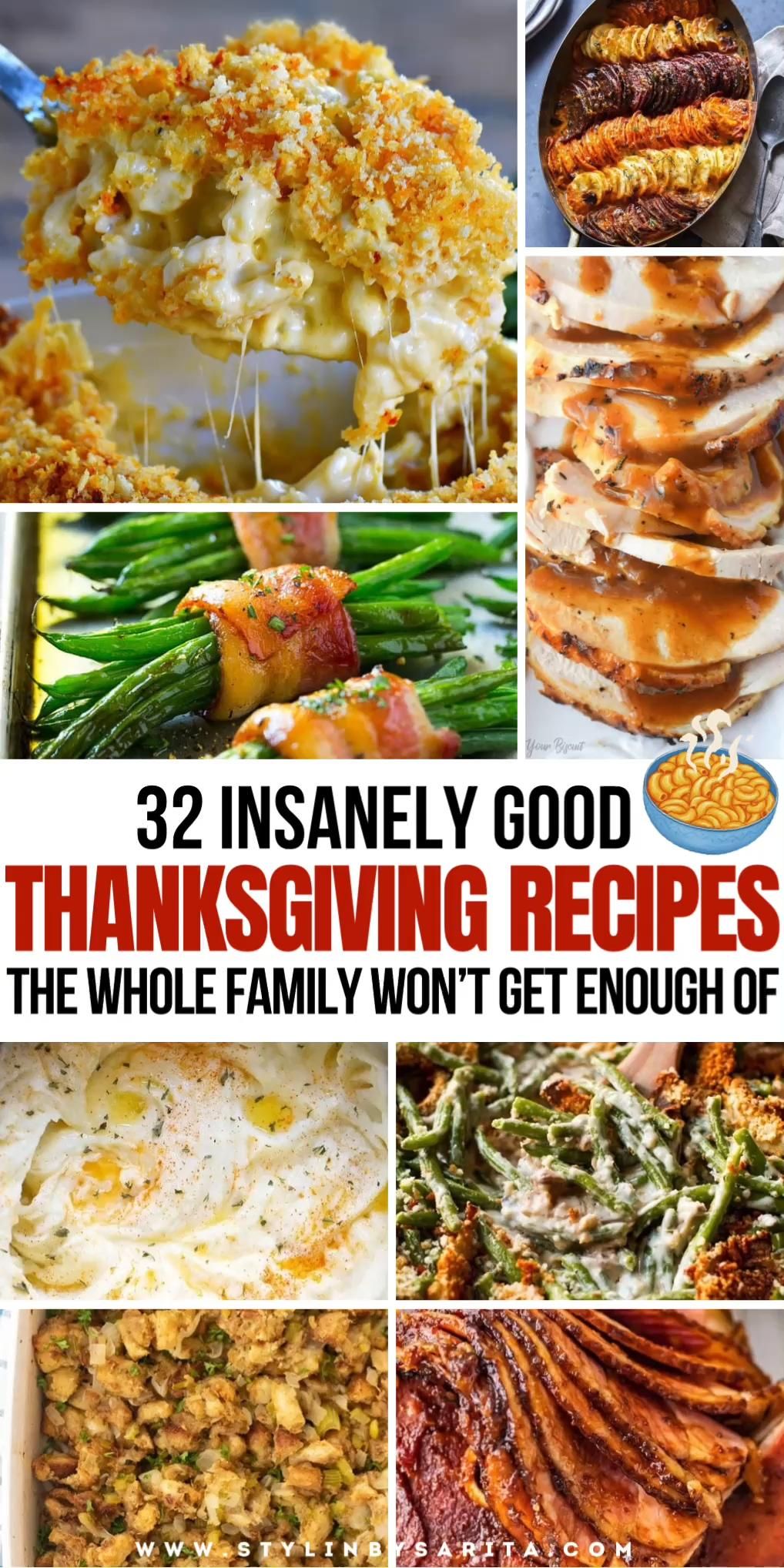 32 Insanely Good Thanksgiving Recipes The Whole Family Won't Get Enough Of